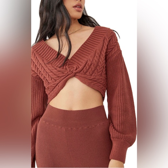 New FREE PEOPLE sweater set: sweater and pants 393J - Picture 6 of 10